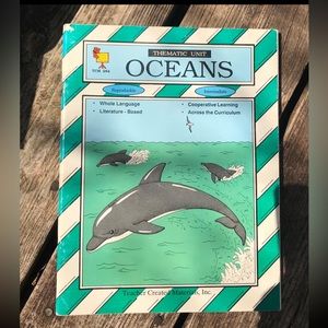 Oceans unit study work book,homeschool, teacher ,educational
